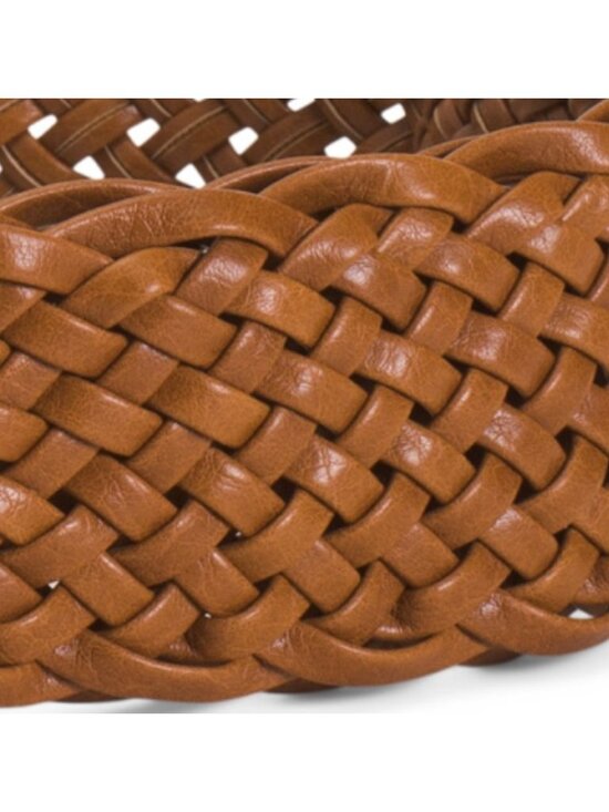 MOST WANTED Wide Woven Asymmetrical Buckle Belt